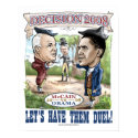 Obama vs McCain Duel o2008 posters