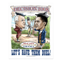Obama vs McCain Duel o2008 posters by Election2008Gear Obama vs McCain Duel o2008 posters