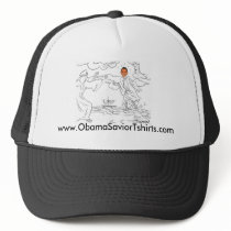 Obama walks on water Cap hats