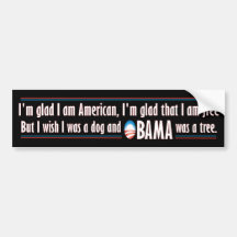 Obama was a tree bumper sticker