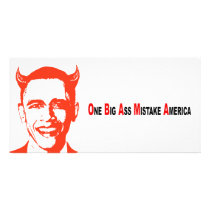 Obama was one big ass mistake America photo cards