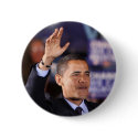 Obama Waving Button by democrattotheend Obama Waving Button