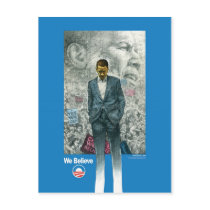 OBAMA WE BELIEVE POST CARD