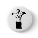 Obama wearing Commie t-shirt buttons