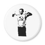 Obama wearing Commie t-shirt Refrigerator Magnets