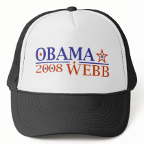 Obama Webb 08 hats