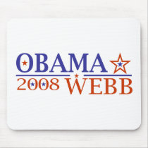 Obama Webb 08 mousepads