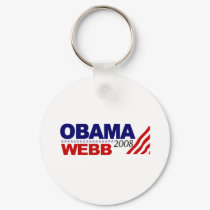 Obama Webb 2008 keychains