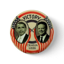Obama & Webb buttons by elfyboy Obama & Webb buttons