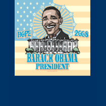 Obama White House Cartoon Shirt