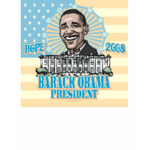 Obama White House Cartoon Shirt