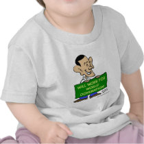 obama will work for world domination tee shirt