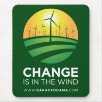 Obama Winds of Change Mousepad