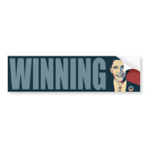 Obama WINNING 2012 Bumper Sticker