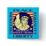 OBAMA WINS! PINS