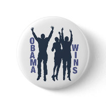 Obama Wins buttons