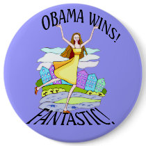 OBAMA WINS buttons by OBAMAWINS OBAMA WINS buttons