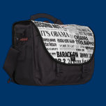 Obama Wins Re-Election 2012 Headline Laptop Bag commuterbag
