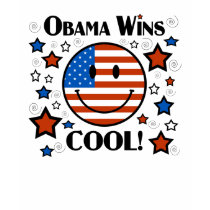 OBAMA WINS t-shirts