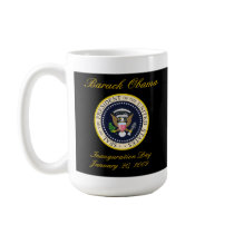Obama with JFK - Coffee Mug