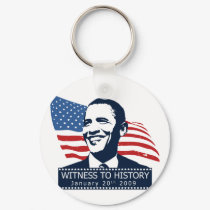 Obama Witness To History keychains