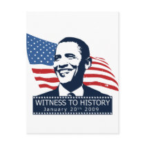 Obama Witness To History Postcards