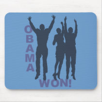 Obama Won mousepads by OvalOfficeProducts Obama Won mousepads