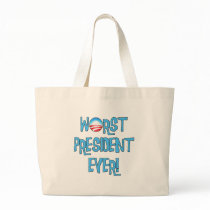 Obama Worst President Ever Tote Bag