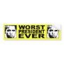 Obama Worst President Ever Bumper Sticker