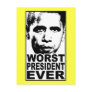 Obama Worst President Ever Post Card