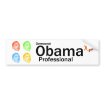 Obama XP Professional bumper stickers by zkislar Obama XP Professional bumper stickers