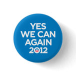 Obama Yes We Can Again Button