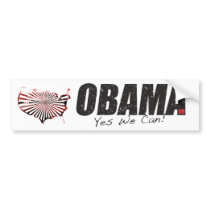 Obama "Yes We Can!" Bumper sticker bumper stickers