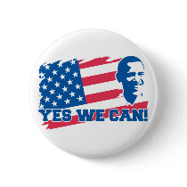 Obama Yes We Can Button