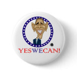 Obama Yes We Can! Pinback Button