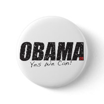 Obama "Yes We Can!" Button buttons