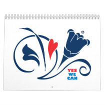 Obama - Yes We Can, Love Blossoms 2009 Calendar