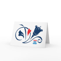 Obama - Yes We Can, Love Blossoms Greeting Cards