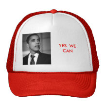 obama, YES  WE CAN Mesh Hat