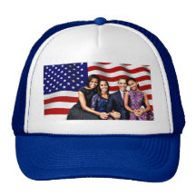 Obama,Yes We Can_ Mesh Hats