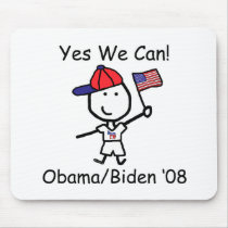 Obama - Yes We Can! mousepads by littlelizzylou Obama - Yes We Can! mousepads