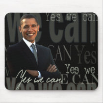 Obama Yes We Can mousepads