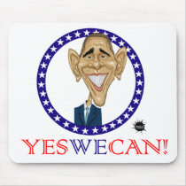 Obama Yes We Can! mousepads by ScottNychay Obama Yes We Can! mousepads
