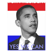 obama yes we can poster posters