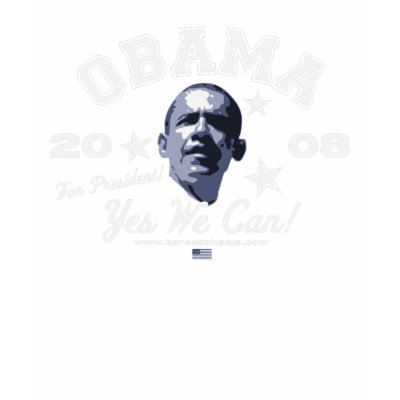 OBAMA Yes We Can Tee Tshirts by bigfigdesign