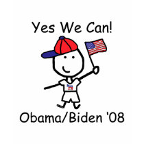 Obama - Yes We Can! t-shirts
