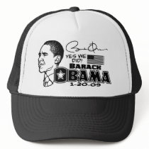 Obama Yes We Did 2009 Gear hats by buttonZup Obama Yes We Did 2009 Gear hats