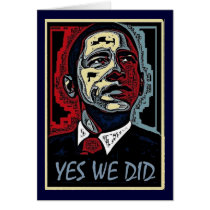 Obama Yes We Did 5 Cards