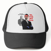 Obama YES WE DID Mesh Hats