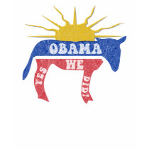 Obama Yes We Did Womens Long Sleeve Shirt by SideSplitters Obama Yes We Did Womens Long Sleeve Shirt